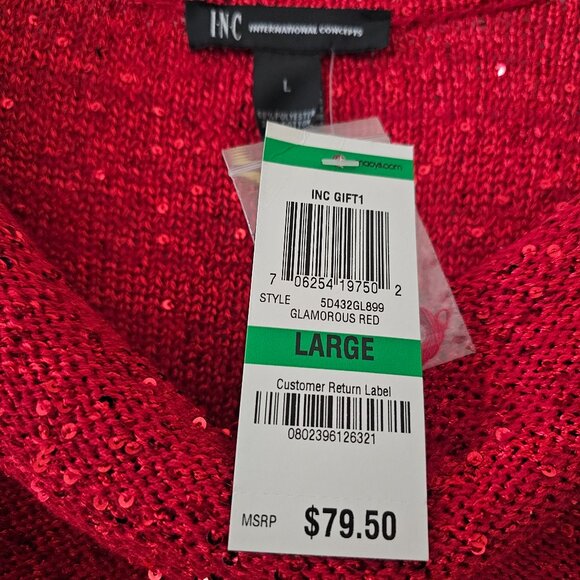 I.N.C. International Concepts Sequin sweater - Picture 2 of 3